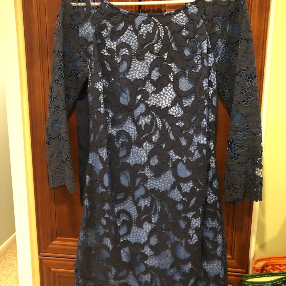 Lilly Pulitzer blue lace dress